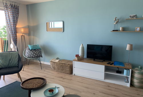 Nice sea front apartment with parking between the Casino and the market - La...