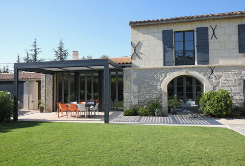 Few minutes walk from the village of Saint Etienne du Grès - Provence.