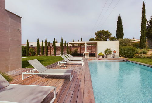 Villa contemporaine proche du centre de Saint Rémy de Provence.