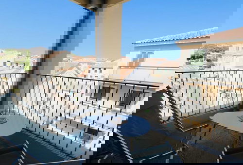 Approximately 1Km from the beach in Calvi.