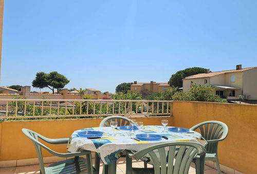 Located 400m from the Roquille beach - Cap d'Agde.