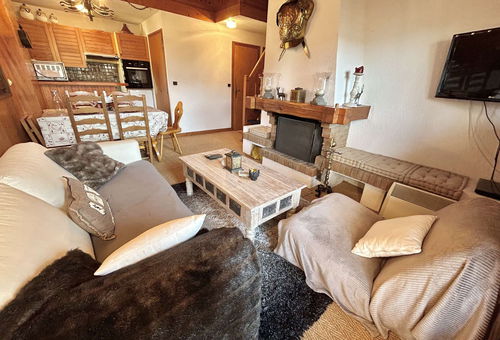 3 room apartment + mezzanine, sleeps 4 - MEGEVE