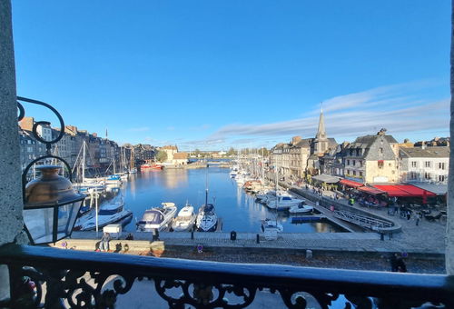 Le Carré -  Studio ON the port of Honfleur - Incredible view, 2 P