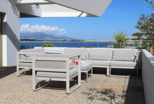 Luxury apartment with terrace and panoramic view of Cap d'Antibes in Nice -...