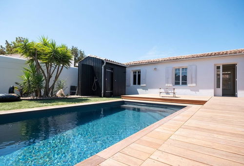 Family renovated villa with heated pool - Saint Martin, la Cible beach.