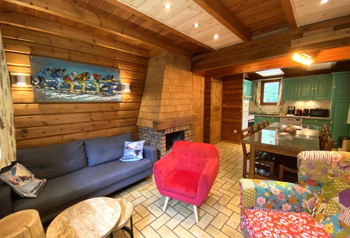 Wooden chalet on the banks of the river - La Bresse