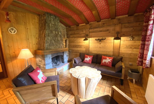 Trapper-style wooden chalet with a view of nature and the mountains - La Bresse