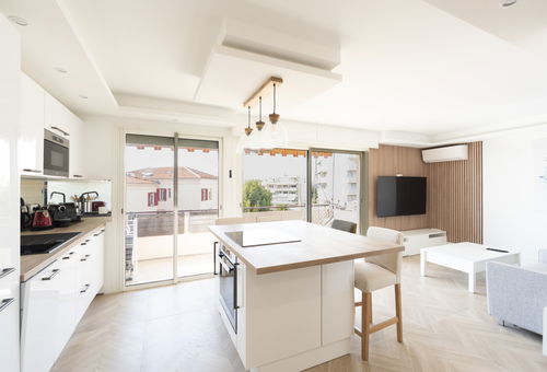 Agréable appartement avec terrasse et vue mer dans le quartier du Suquet -...