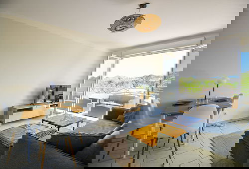 With lift in a modern residence.