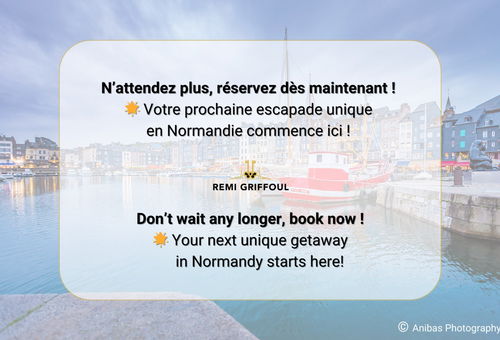 Apartment with terrace and parking - Honfleur.