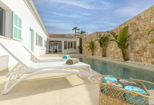 Beautiful beachfront villa combines modern design and timeless elegance wiith...