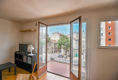 Studio avec balcon et vue mer, proche Place Timone - Marseille 4