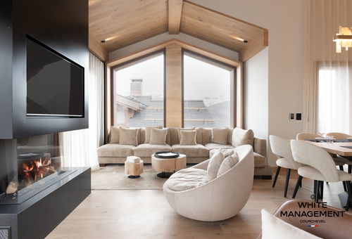 Chaleureux chalet contemporain à Courchevel 1650