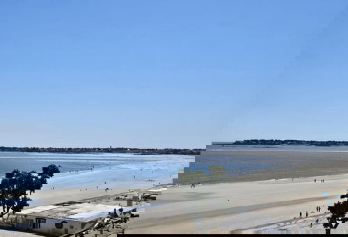 Sea view facing the beach.
