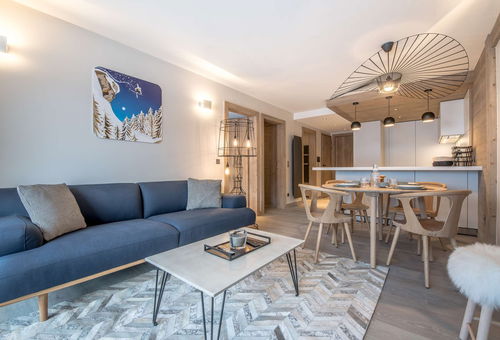 Bel appartement sobre et cosy.