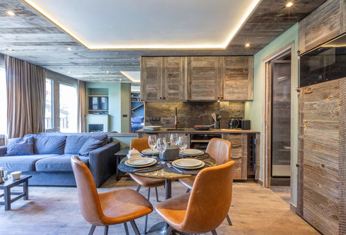 Chaleureux appartement skis aux pieds avec parking couvert - Val d'Isère