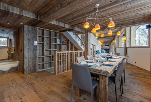 Appartement chalet haut de gamme proche des pistes très beau panorama sur les...