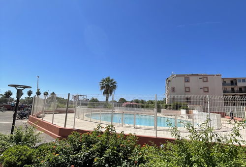 Le Lagon bleu: Studio cabine dans résidence avec piscine
