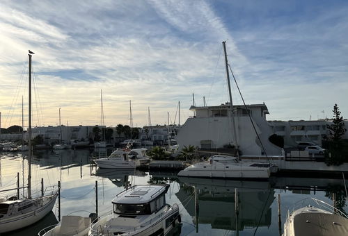 La Marina de Lairan : 2 chambres terrasse vue Port de Plaisance
