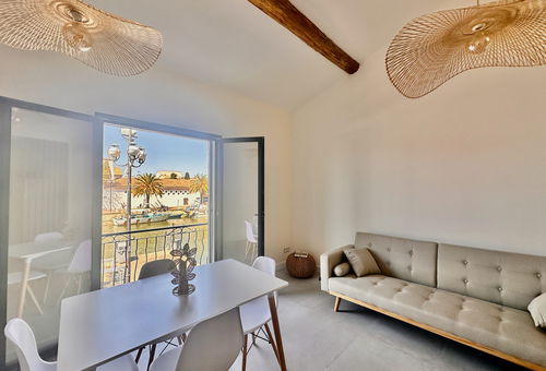 Les Palmiers -  Appartement une chambre vue canal 