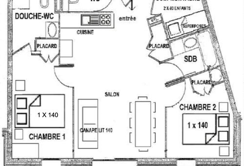 Les Saisies (73) - BISANNE 1500 - Perles des Alpes - Bâtiment C
3 room...