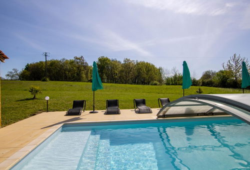 For a holiday for two, in a relaxing setting with a pond and a...