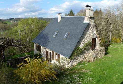 Ground floor: typical Corrèze living room (40 m2) with &quot;cantou&quot;...