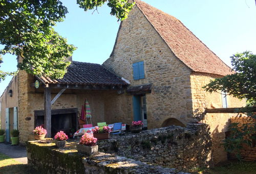 Old renovated farmhouse with views of woods and fields. The fireplace...