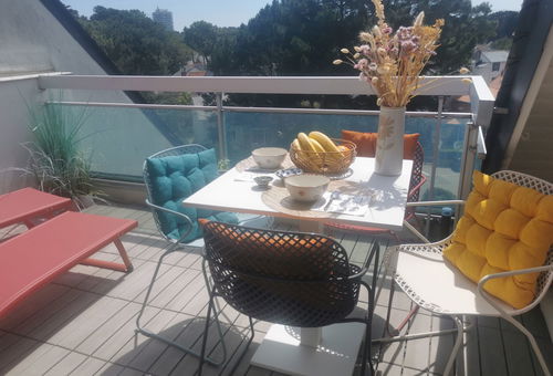 Très beau studio avec terrasse triangle d'or, vue panoramique - 3 couchages -...