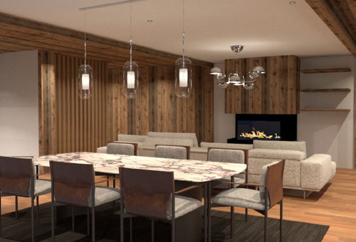 VAL D&#39;ISERE - CHARDON APARTMENT 102 In the new residence the...