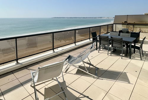 Face mer - Location saisonnière à La Baule – Appartement avec grande terrasse...