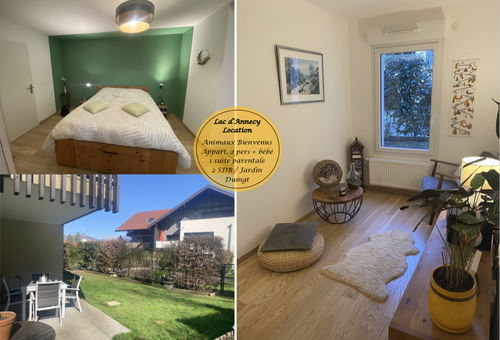 Spacious cozy nest between lake, mountains and castles, close to Annecy