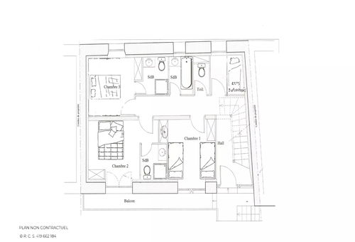Apartment 4 bedroom Les Belleville