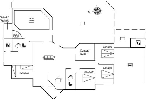 Villa 4 bedroom Væggerløse