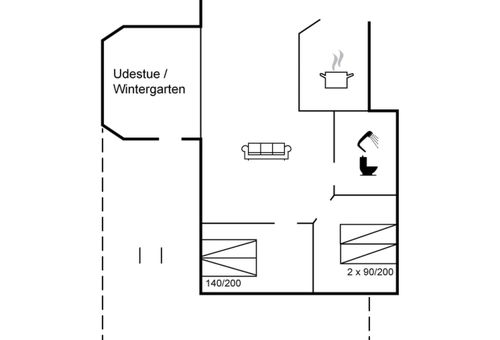 Haus 2 Zimmer Esbjerg