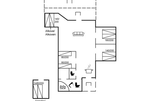 Maison 4 chambres Tranekær