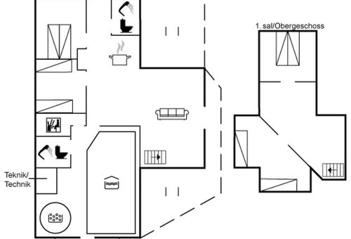 Maison 4 chambres Norre Nebel