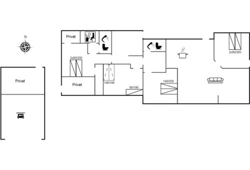 Villa 4 bedroom Højer
