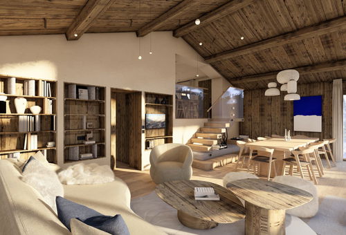 COURCHEVEL Village The chalet LA POUDREUSE is just a few steps from the...
