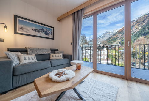 CHAMONIX - Zentrum Sehr schöne 60m² Wohnung für 4 Personen, im 3. Stock...