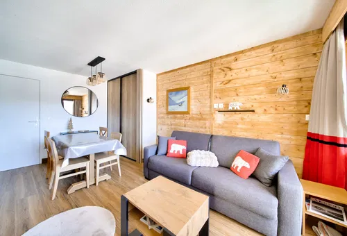 Apartment 1 bedroom Huez