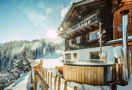 Slopeside Mountain House with Hot Tub